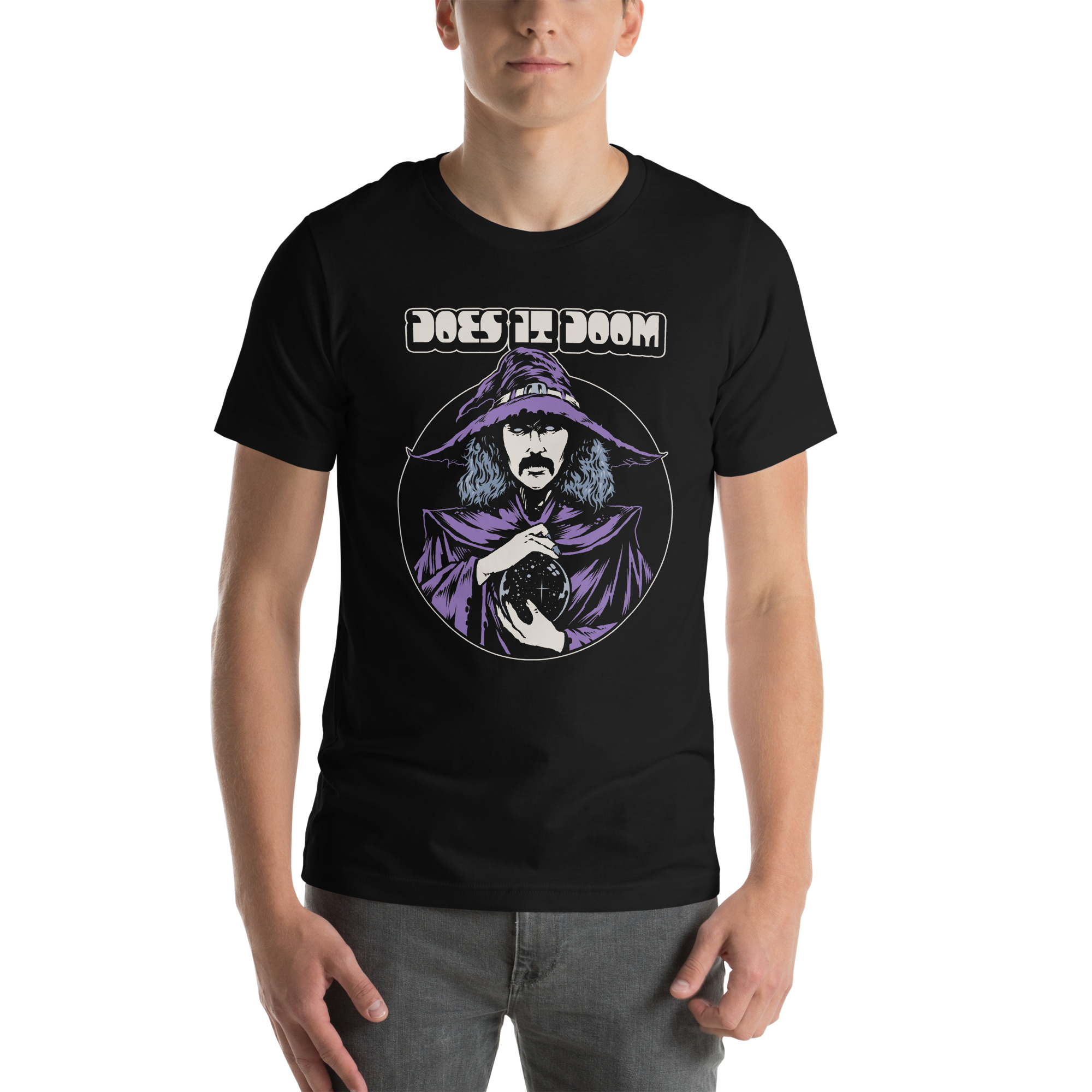 Riff Wizard T-Shirt - Does It Doom?